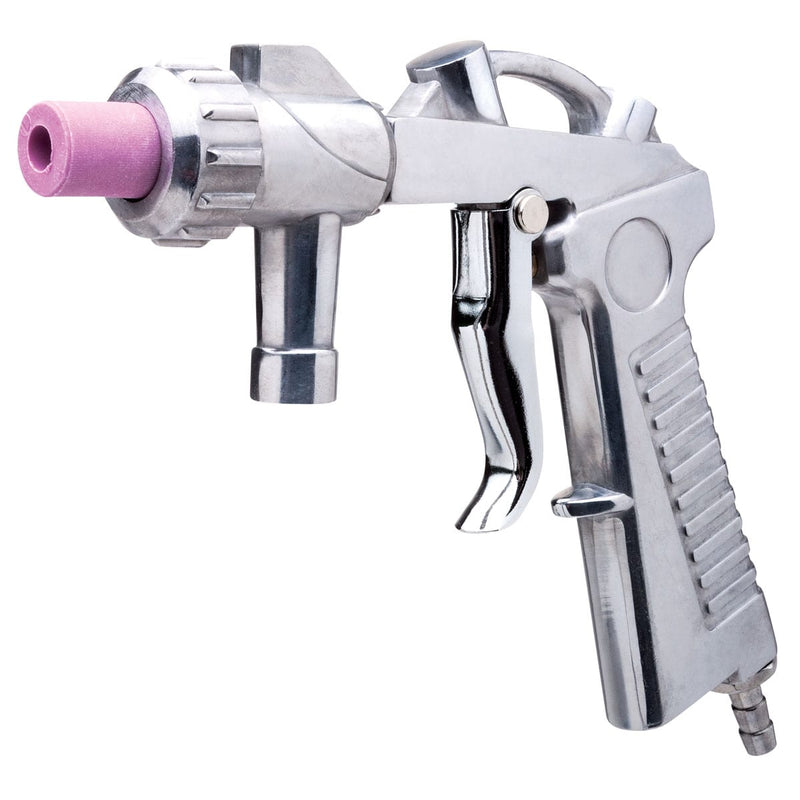 High-flow 15 inch Hg blast gun included with the Eastwood B60 blast cabinet