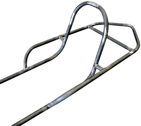 Fabricated tube frame section bent with the Eastwood Pro Former tubing bender