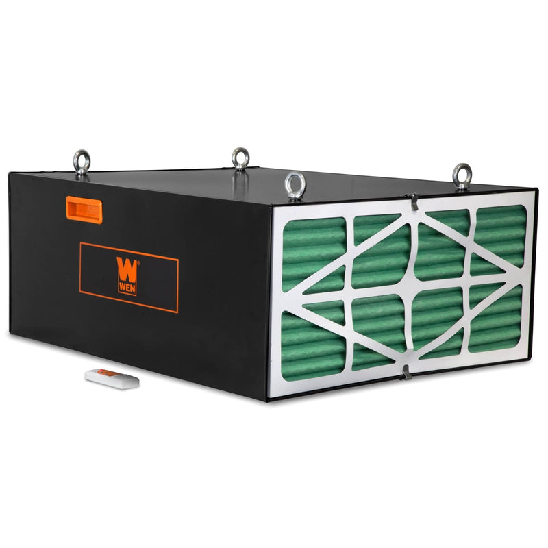 WEN AF1270 air filtration system control panel and speed settings