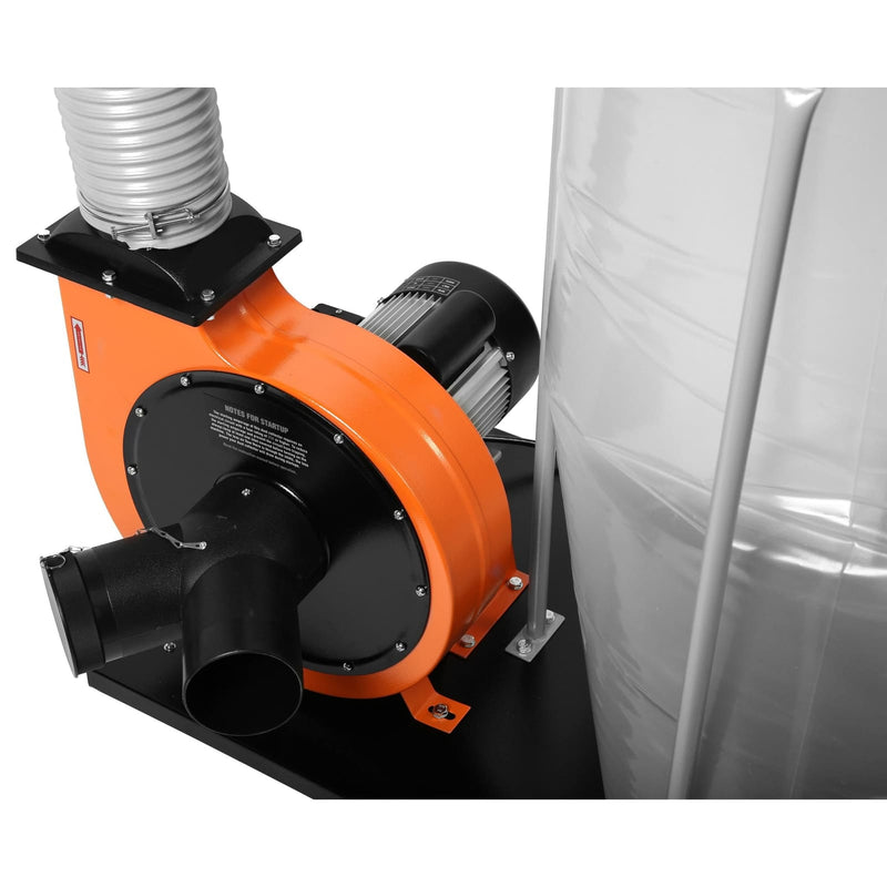 WEN DC1300 dust collector mobile base with four swivel casters