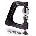 Eastwood Elite Mini English wheel with upper wheel, four anvils and vise-mount clamp