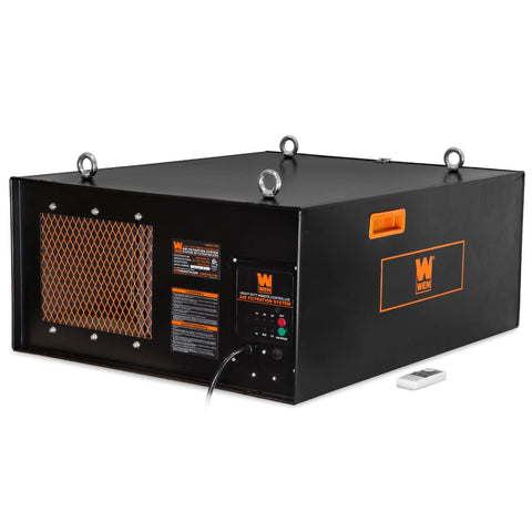 WEN 3416T remote-controlled air filtration system for workshops
